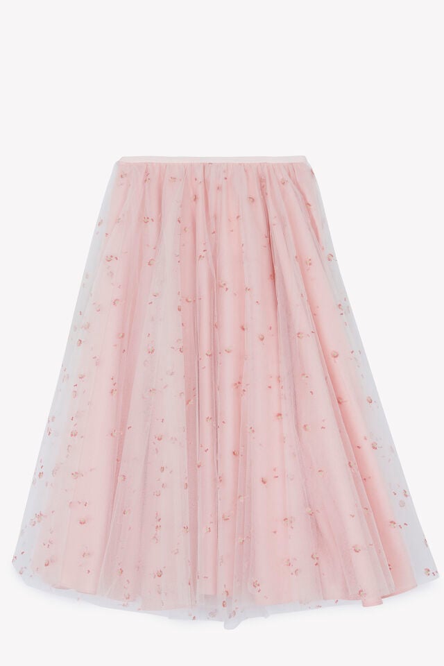 Maxi Tül Etek Rosée - 10Y