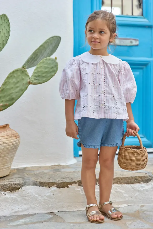 Dantel Yakalı Tunik Azalée - 1Y