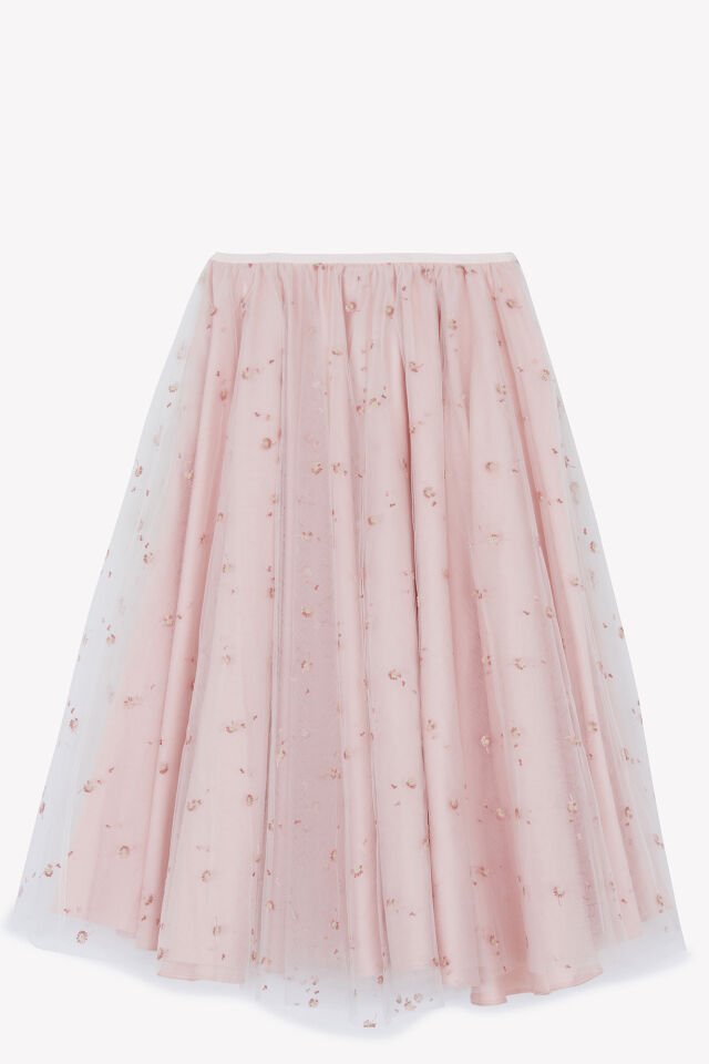 Maxi TÜL ETEK Rosée - Pembe - 8Y