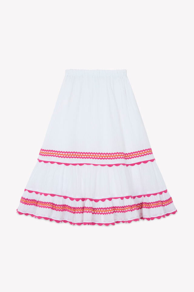 Fistolu Maxi Etek Blanc - 6Y