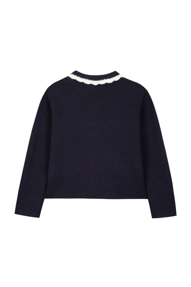 Triko Ceket Lacivert - 8Y