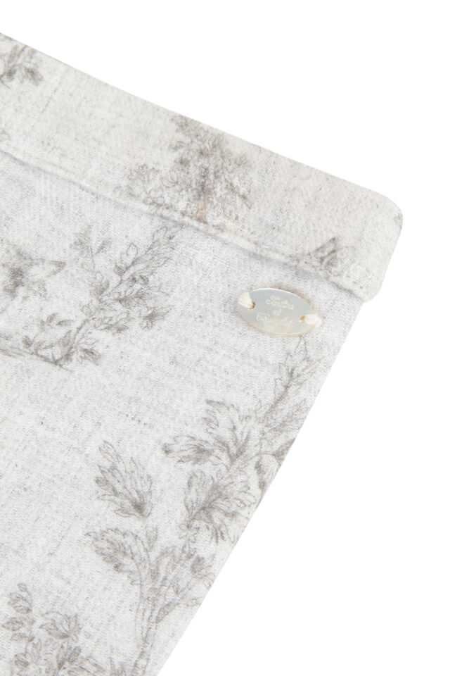TAVŞAN DESENLİ PANTALON Açık gri melanj - 1Y