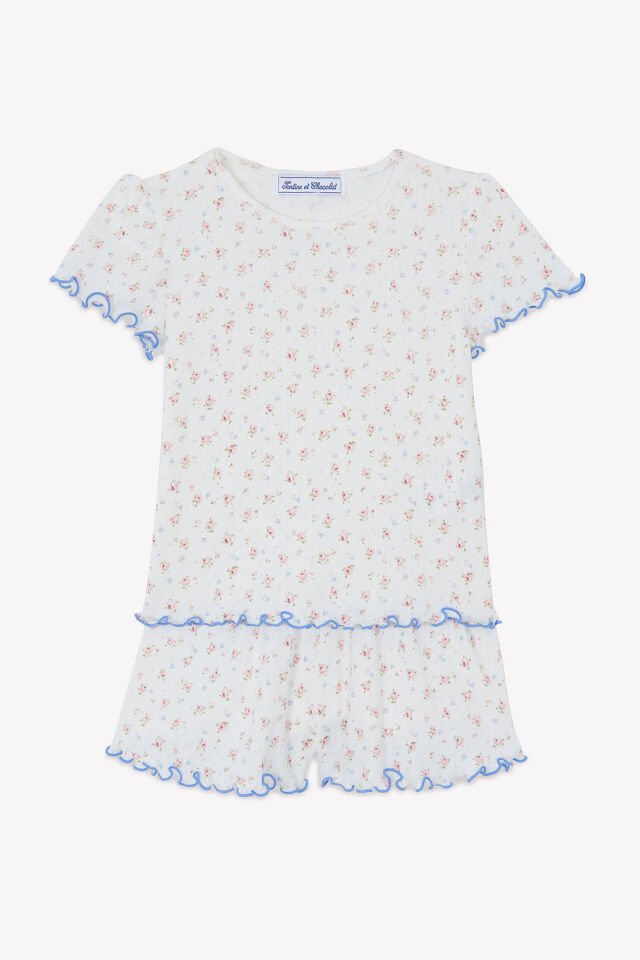 Şotlu Pijama Takımı Nacre - Ekru - 4Y