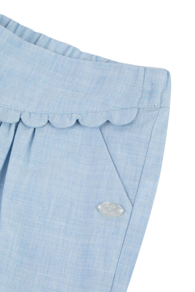 Coton Pantolon Indigo - 2Y