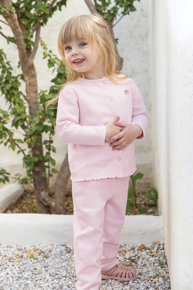 Coton Jogging Rose pâle - 3Y