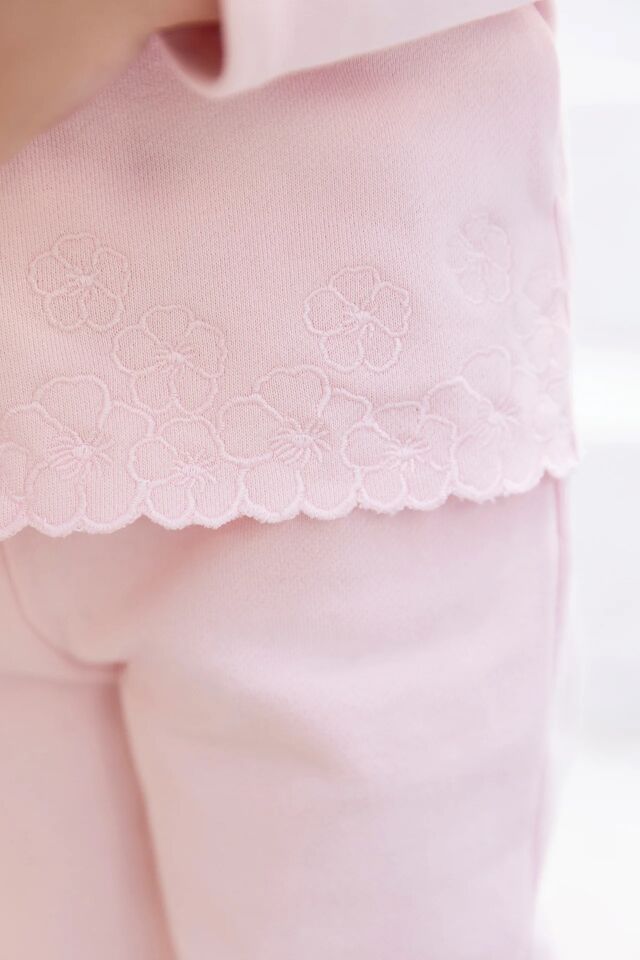 Coton Jogging Rose pâle - 3Y