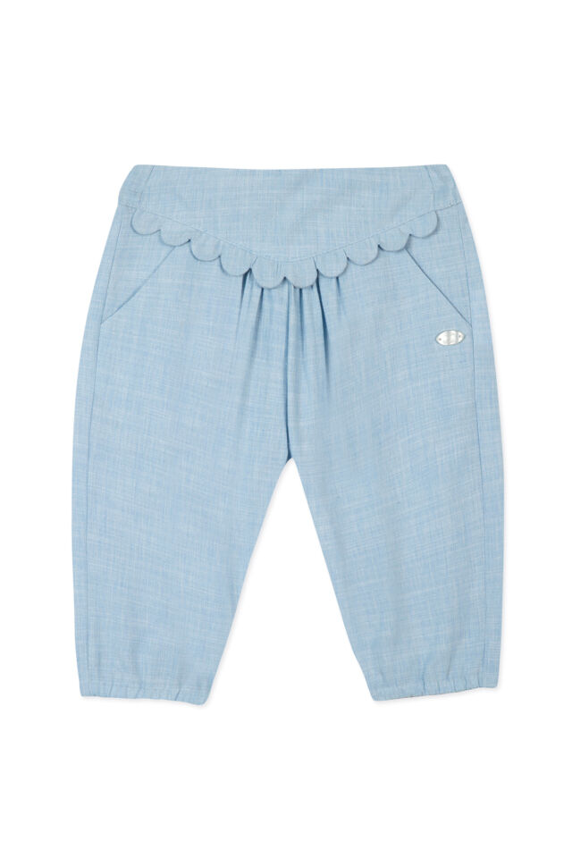 coton Pantalon Indigo - 3Y