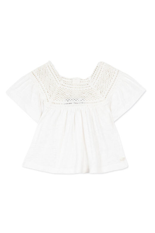 T-Shirt Blanc - Beyaz - 18M