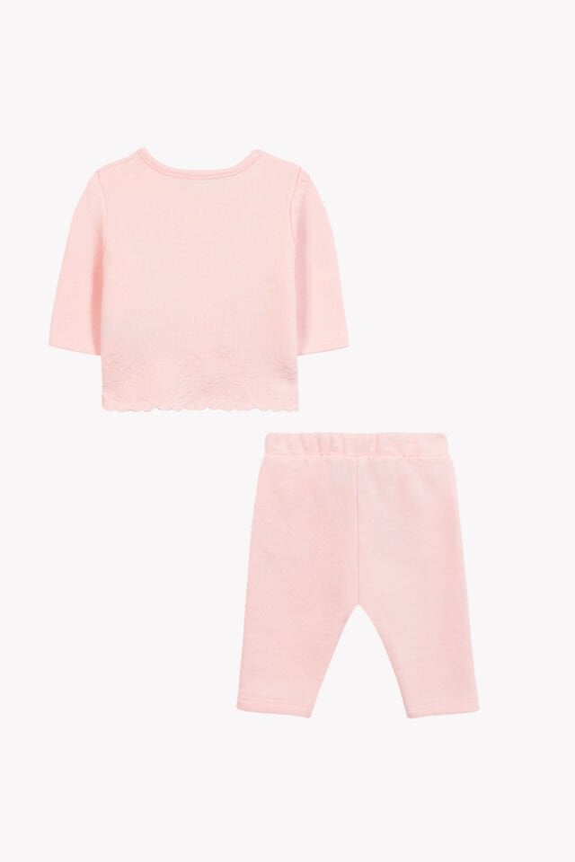 Coton Jogging Rose pâle - 4Y