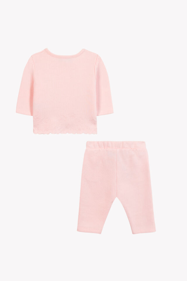 Coton Jogging Rose pâle - 4Y