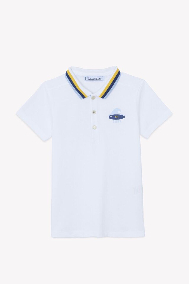 kısa kollu Polo Yaka T.Shirt Soleil - 6Y