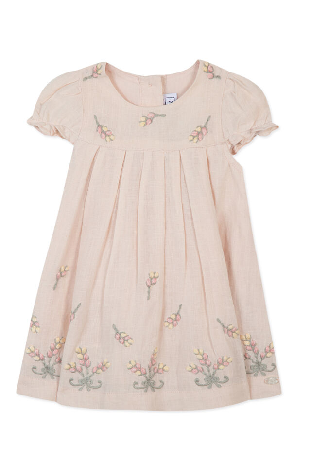 Keten Elbise Rosée - 3Y