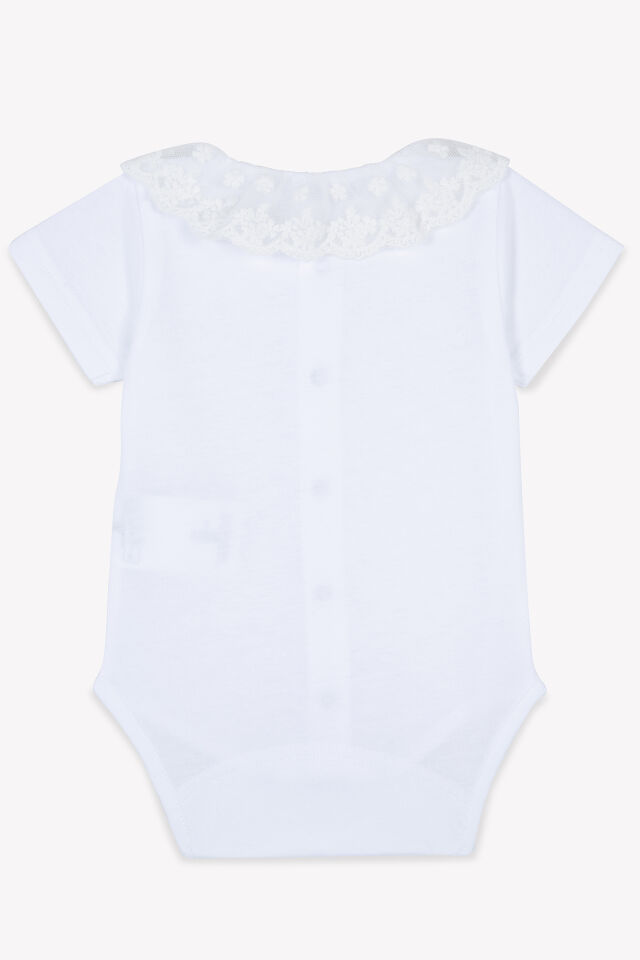 Dantel Yakalı BODY Blanc - Beyaz - 1M