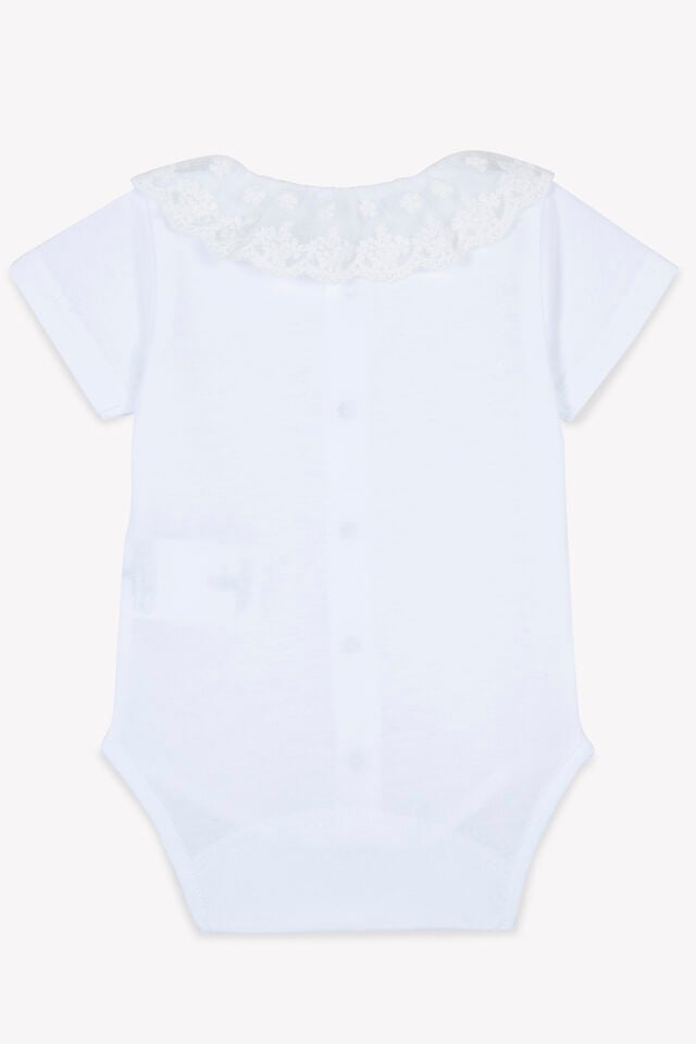 Dantel Yakalı BODY Blanc - Beyaz - 3M
