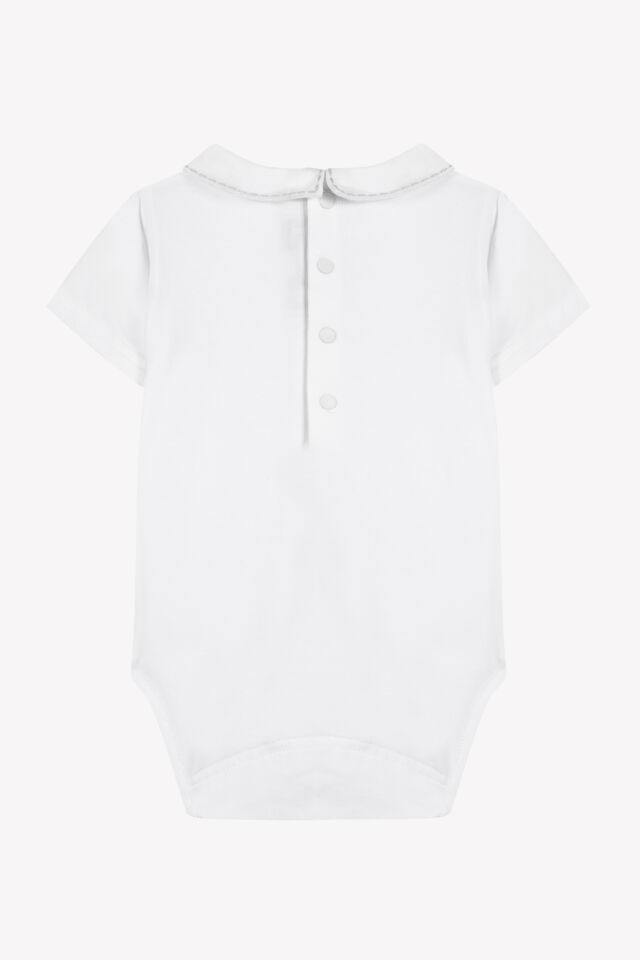 keten yakalı ceremonie BODY Blanc - 6M
