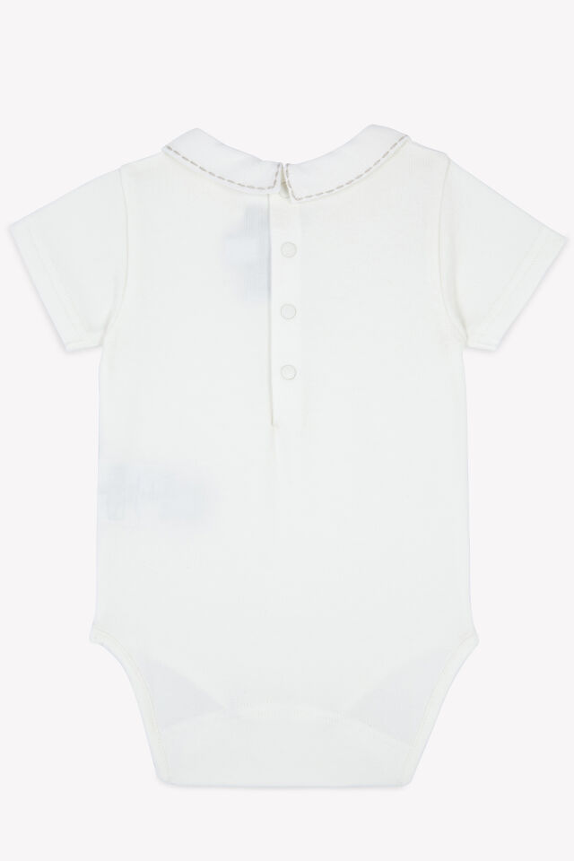 keten yakalı ceremonie BODY Nacre - Ekru - 6M