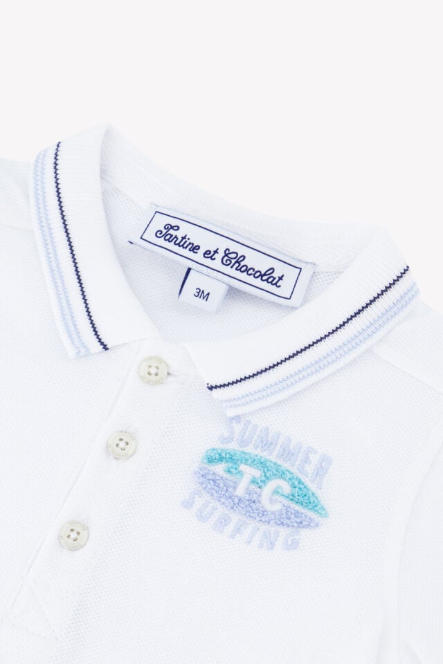 Kısa Kollu Polo T-Shirt Marine - 18M