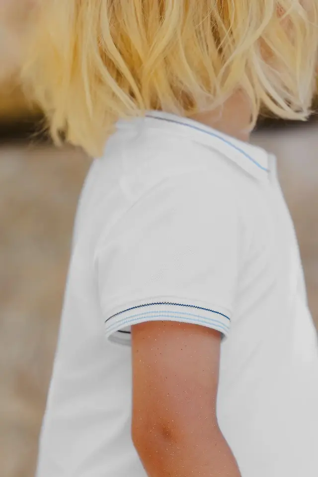 Kısa Kollu Polo T-Shirt Marine - 18M