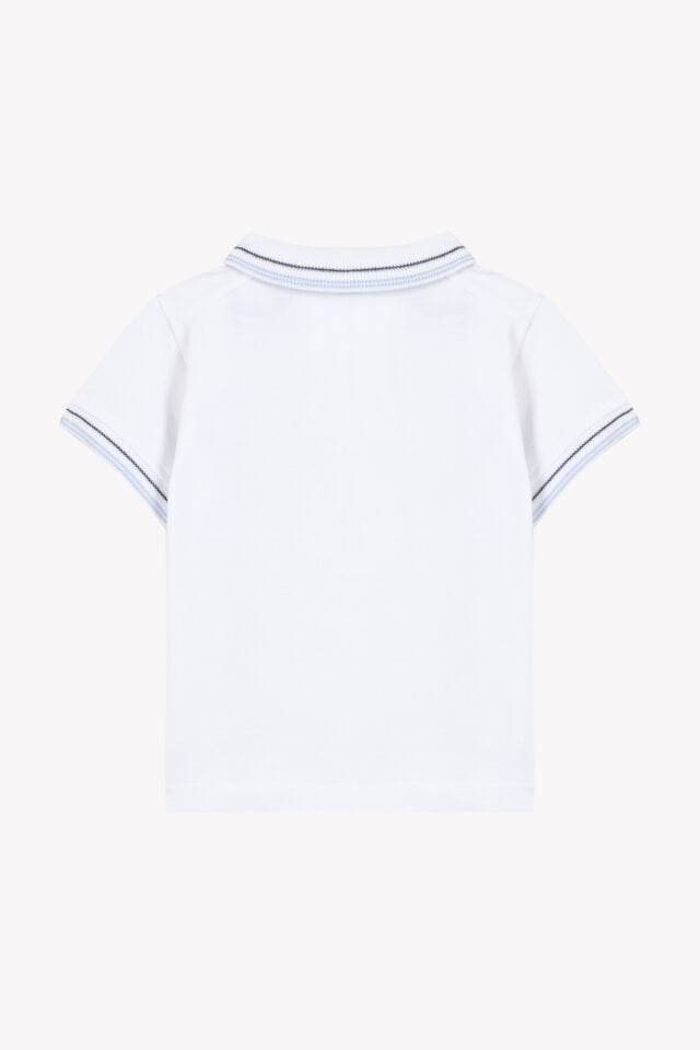 kısa kollu POLO T-SHIRT Marine - 1Y