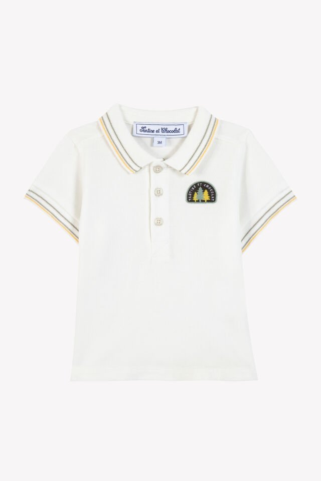 kısa kollu POLO T-SHIRT Miel - 2Y