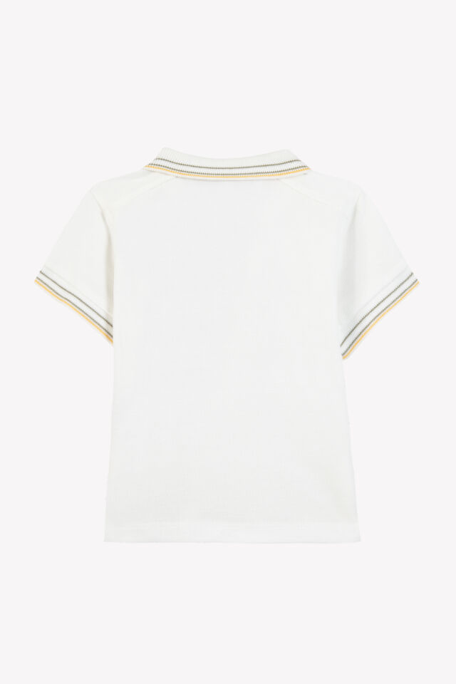 kısa kollu POLO T-SHIRT Miel - 2Y