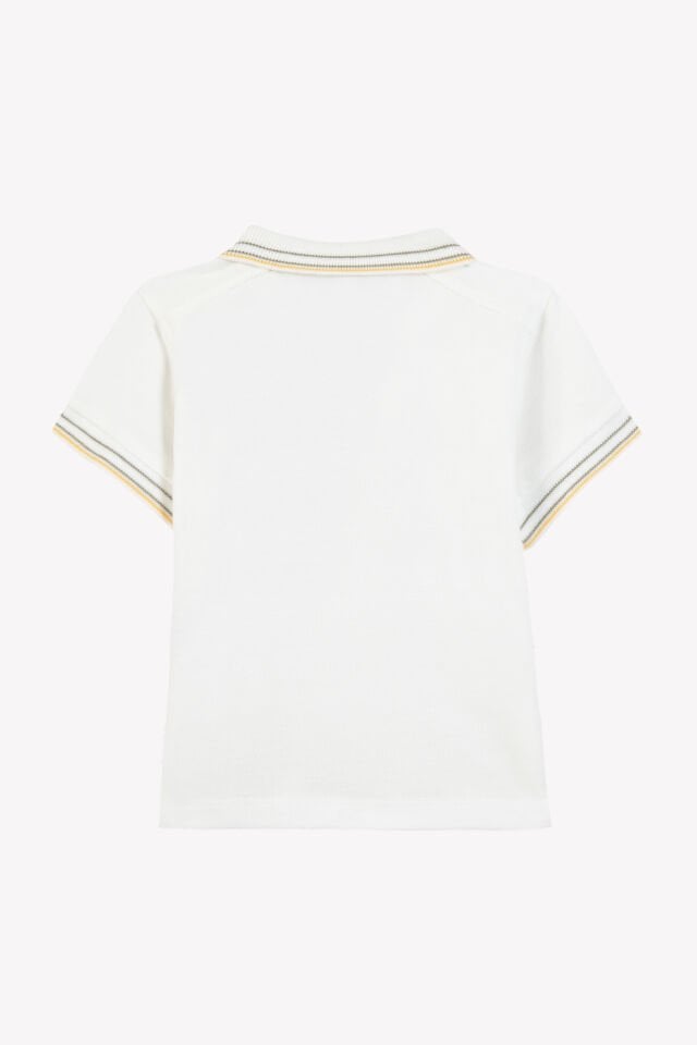 kısa kollu POLO T-SHIRT Miel - 2Y