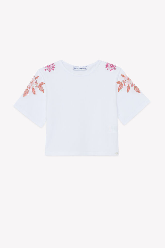 nakışlı T-Shirt Vermillon - 4Y