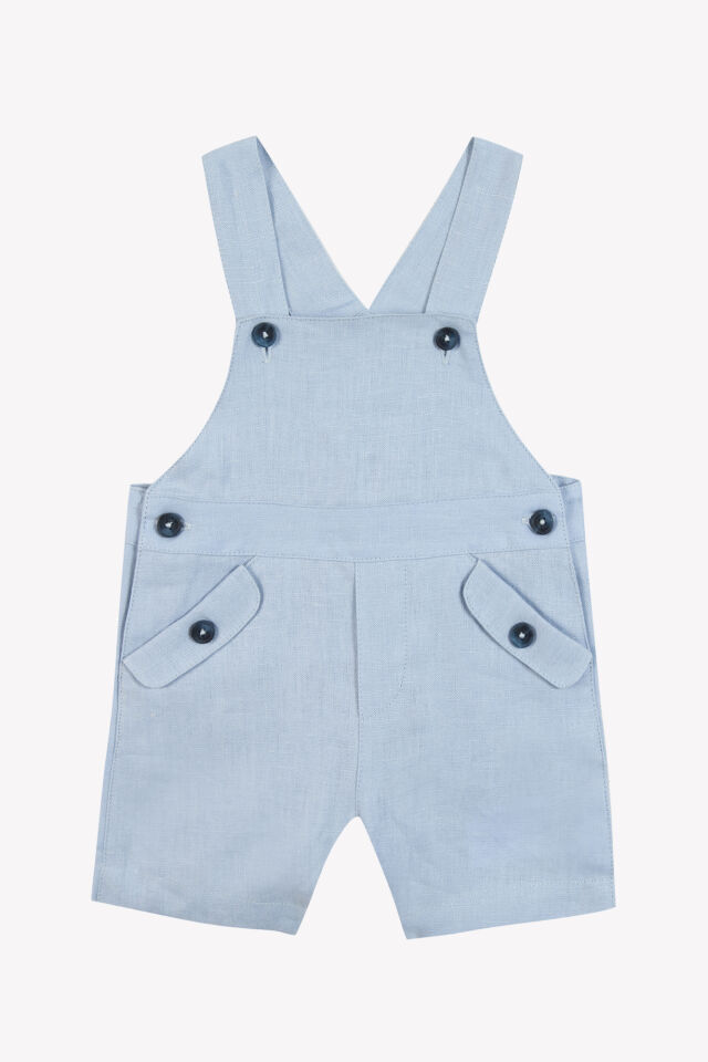 Keten Salopet Mavi - 6M