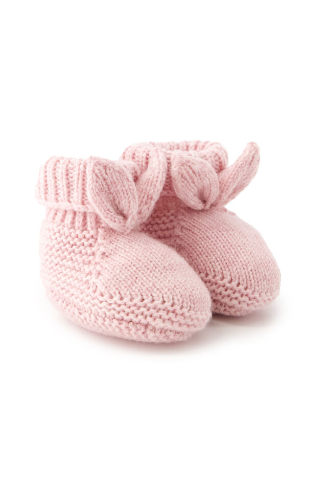Yün Patik Pembe - 3M/6M