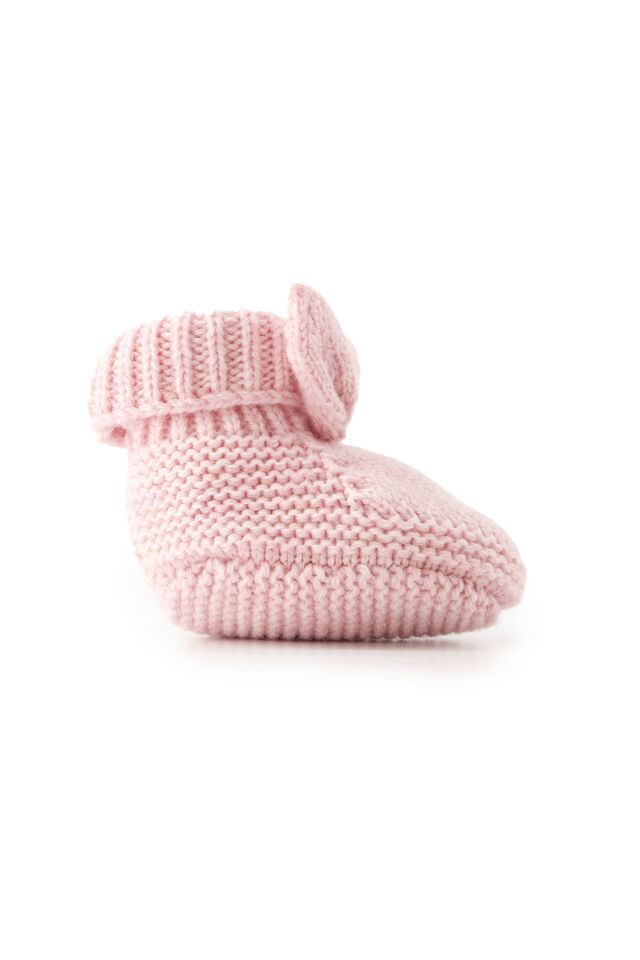 Yün Patik Pembe - 3M/6M