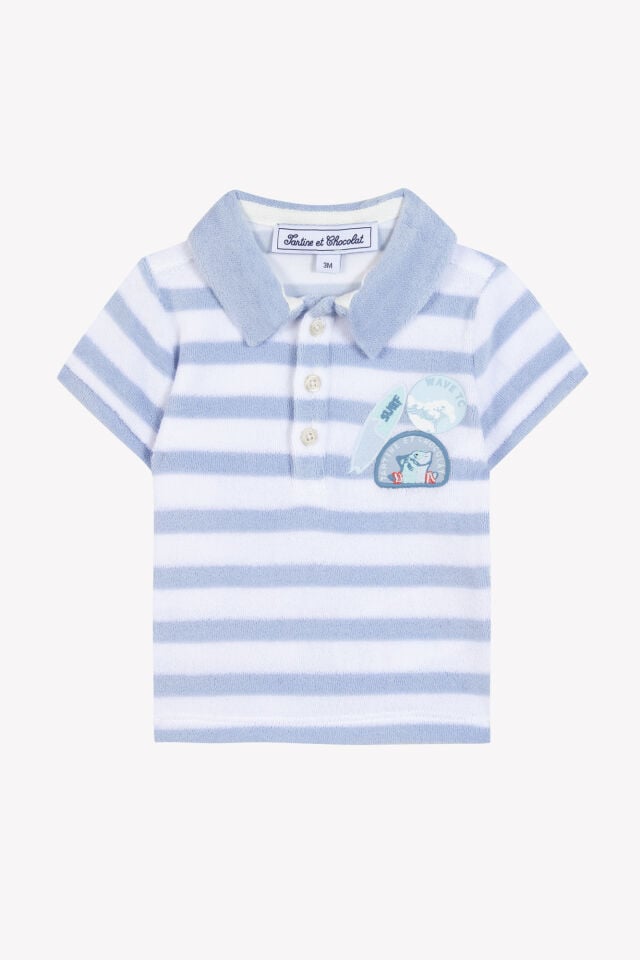 Polo T-Shirt Bleu électrique - 1Y