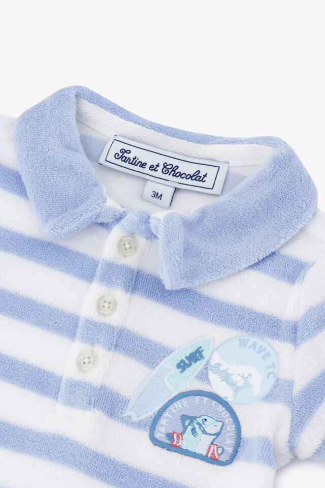 POLO T-SHIRT Bleu électrique - Saks mavi - 9M
