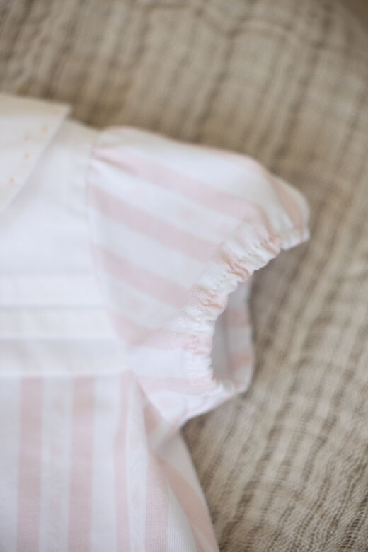 Garda desenli kısa bacaklı Tulum Rose pâle - 1Y