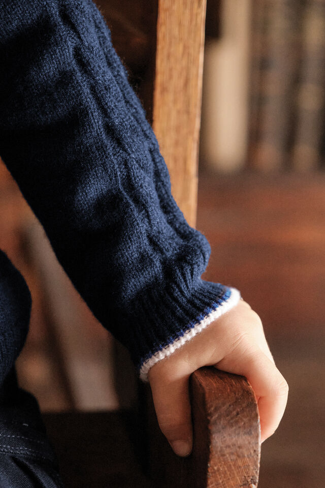 Fermuarlı Kapüşonlu Hırka Lacivert - 4Y
