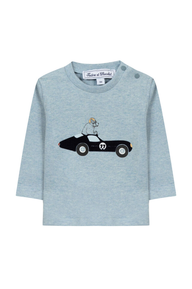 T-Shirt Çivit Mavi - 1Y