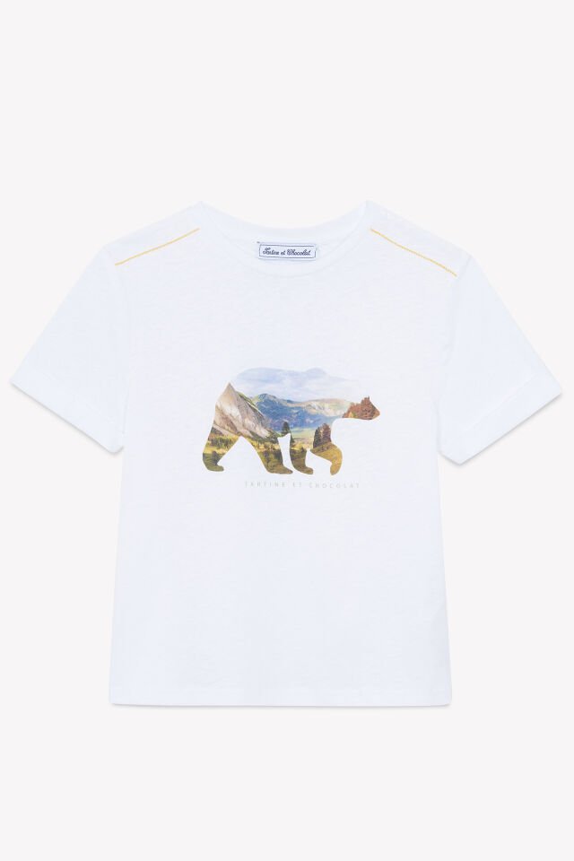 T-SHIRT Blanc - Beyaz - 10Y