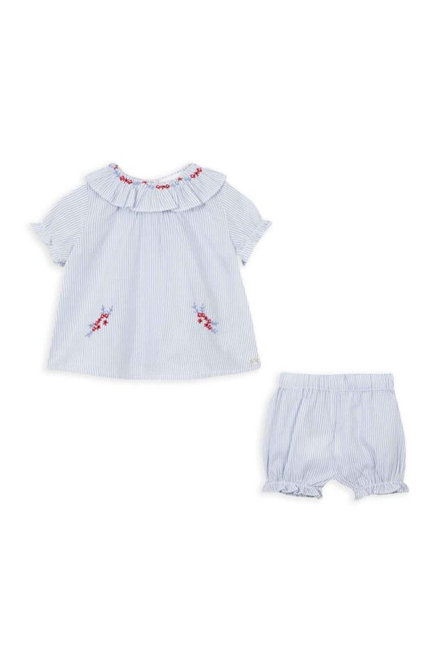 tunik + bloomer set Bleu électrique - 9M