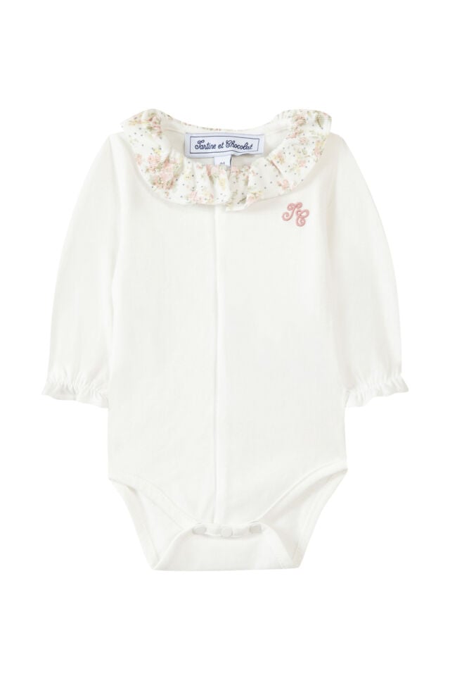 BODY ÇİÇEK DESENLİ Ekru - 18M