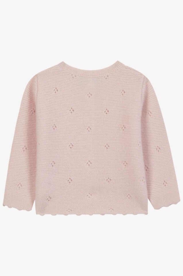 Kaşmir Hırka Soft Pembe - 1Y