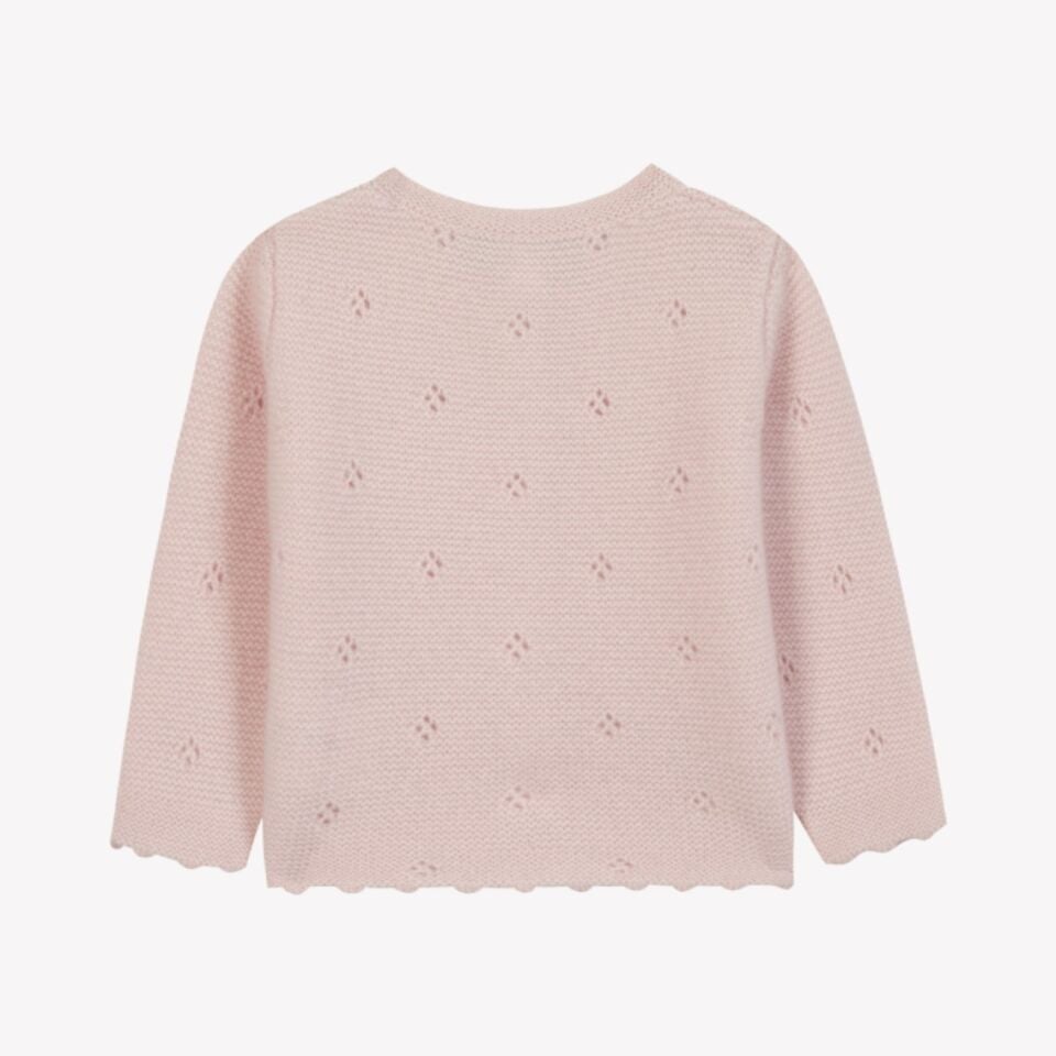 Kaşmir Hırka Soft pembe - 1Y