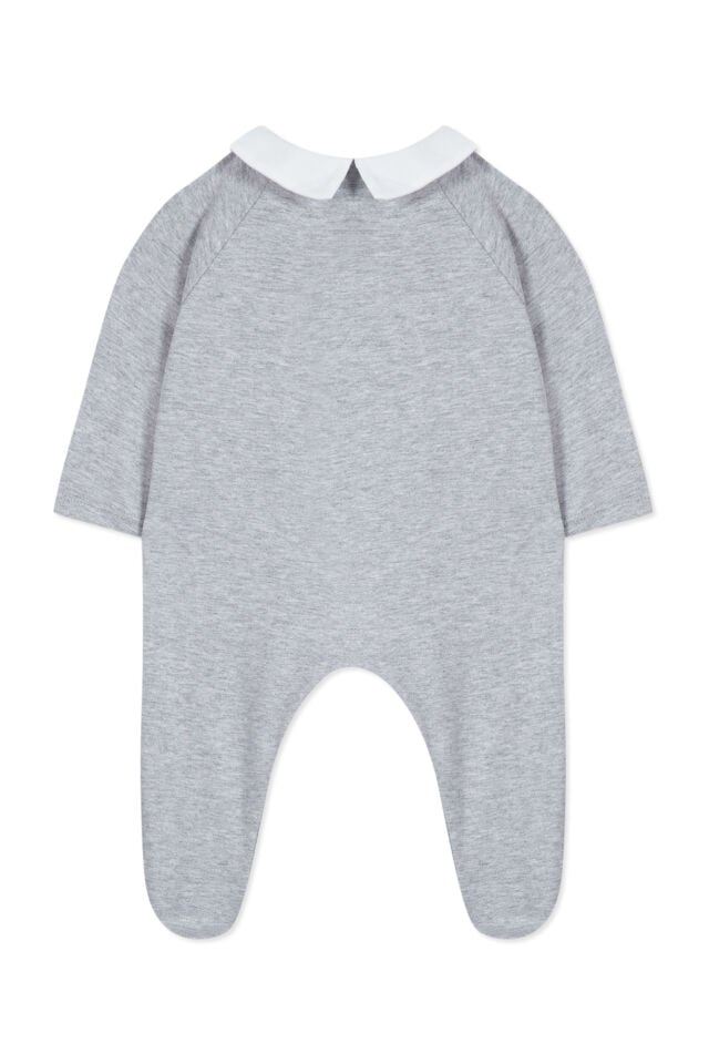 İnce koton Tulum Gris clair rayé - Gris Clair - Açık gri - 9M