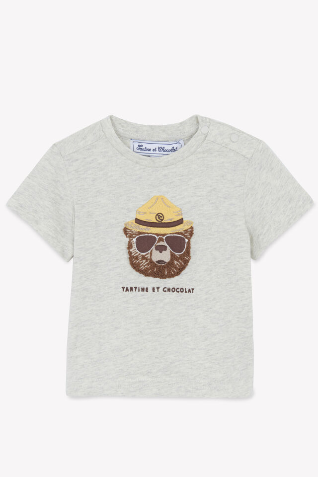 Monkey Logolu T-Shirt Fougère - 3Y