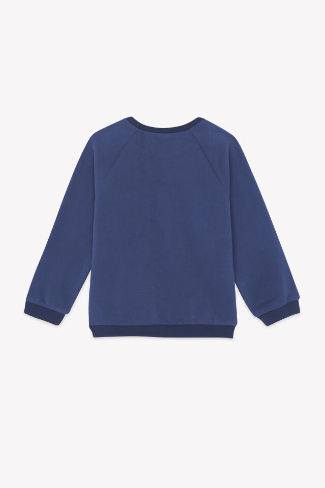 Sweatshirt Çivit Mavi - 6Y