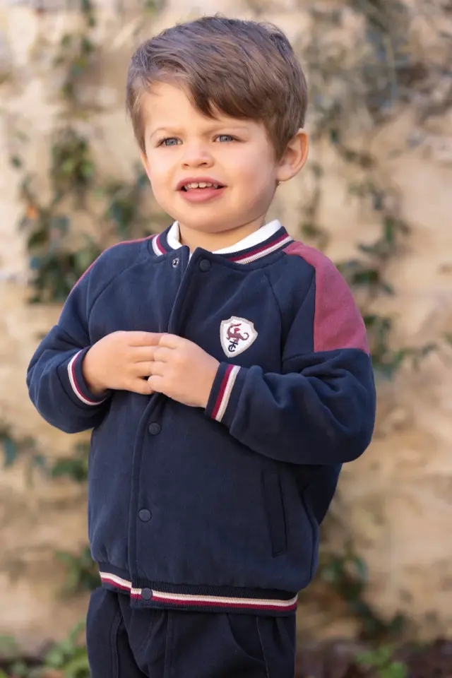 Sweat Ceket Lacivert - 2Y