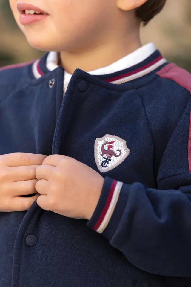 Sweat Ceket Lacivert - 2Y