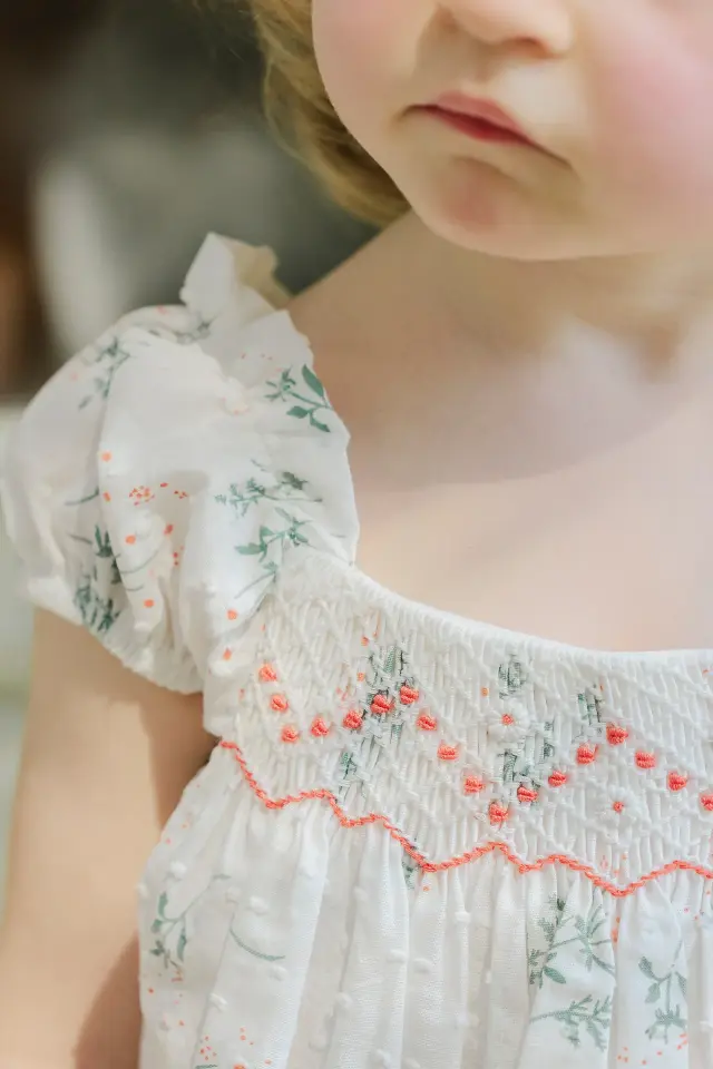 Desenli Combicour Blanc - Beyaz - 6M