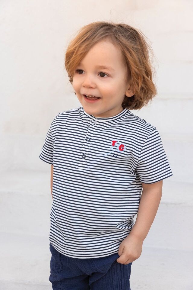 T-Shirt Marine - 2Y