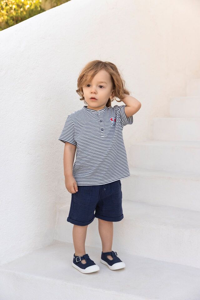T-Shirt Marine - 2Y