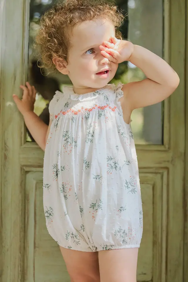 Desenli Combicour Blanc - Beyaz - 9M