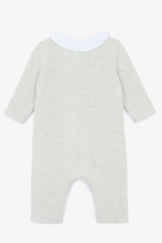 uzun kollu COMBILONGUE Gris chiné clair - 1M